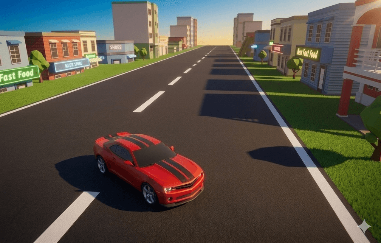 Endless Car Racing Game